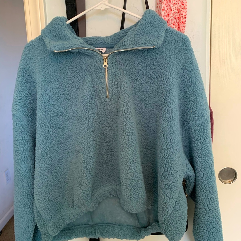 baby blue sherpa
